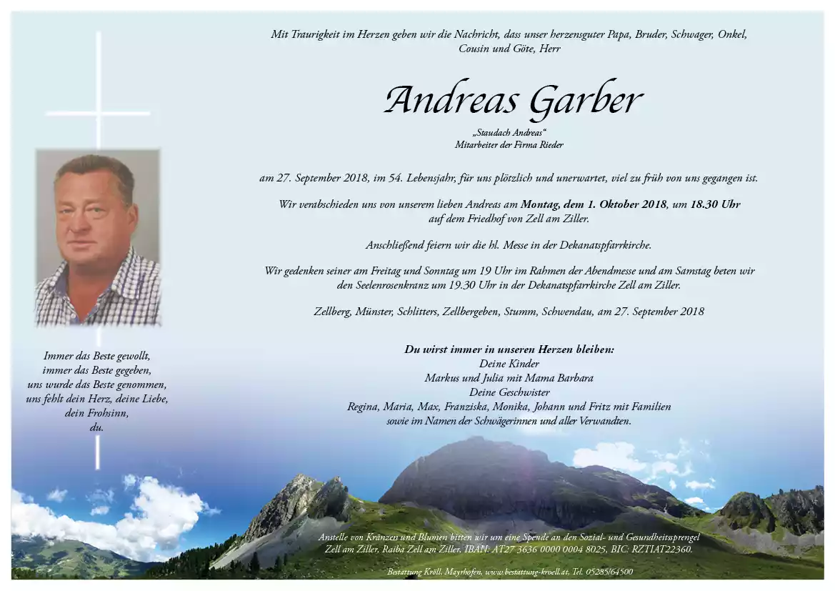 Parte von Andreas Garber